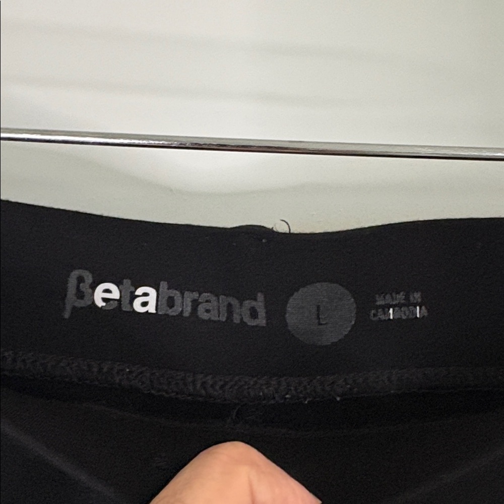 Betrabrand Dress Pants Yoga Pants Straight Leg Classic Fit Black Size Large - Picture 4 of 8